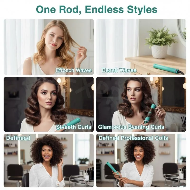 Digital Perm Rods 24V 130mm Extended Fast Heating High Efficiency for Salon Home Hair Curling Use