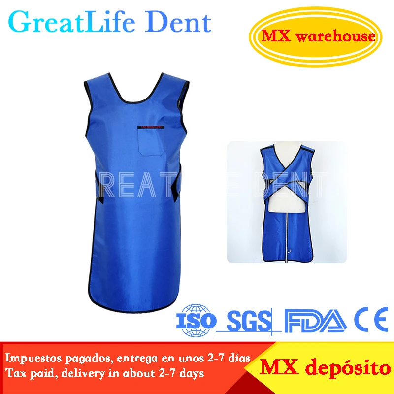 GreatLife Dent 0.35mmpb Radiation-proof X Ray Protection Lead Clothing Protective Lead Clothing X Ray Protective Clothing