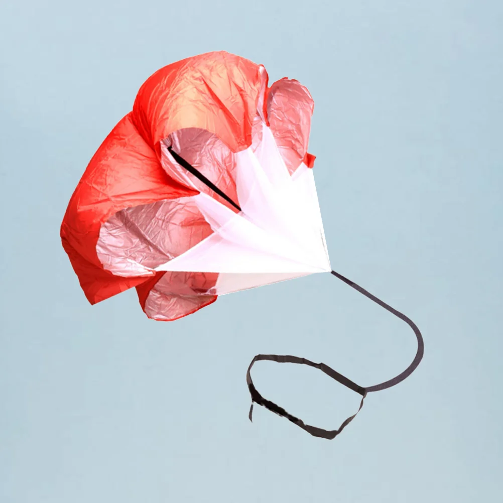 

1pcs Resistance Parachute Bright Red For Running Training Strength Speed Endurance Equipment Overspeed Workout
