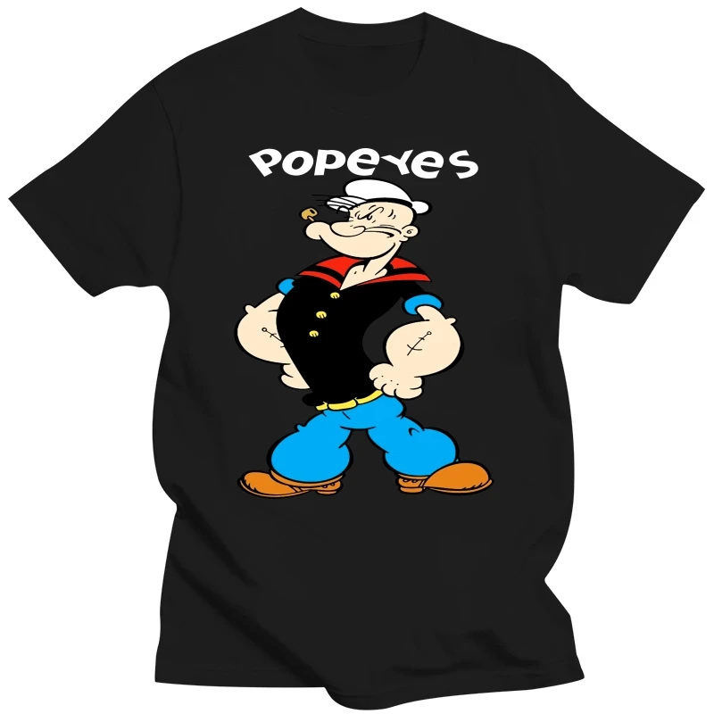 New Stylefunny T Shirts Popeyes 2022 Fashion Tshirt Men T Shirt Loose Cotton T-shirts For Men Cool Tops T Shirts