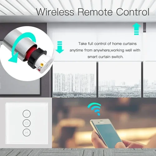 Imagen 2 del producto Motor Tubular personalizado de 25mm, persianas enrollables eléctricas automáticas, Motor de persiana para tubo de 38mm, interruptor de cortina Wifi en casa inteligente Tuya
