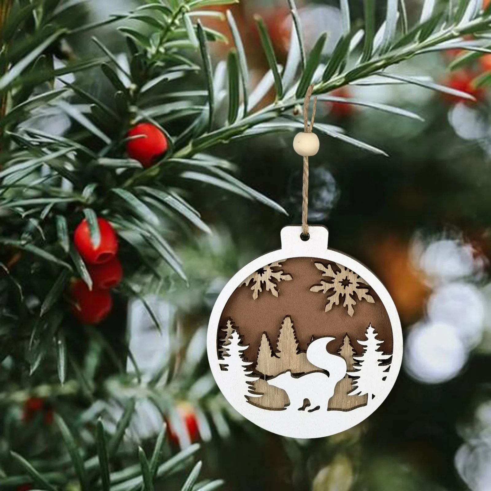 Christmas Hanging Ornament Christmas Tree Hanging Pendant Animal 2023 New Navidad Party Supplies Decorations New Year 2024 Toys