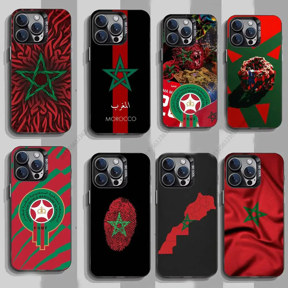 

Morocco Flag phone Case for iPhone 17 11 12 Pro Max Plus Mini Air SE 16e 14 15 16 13 Soft Shell