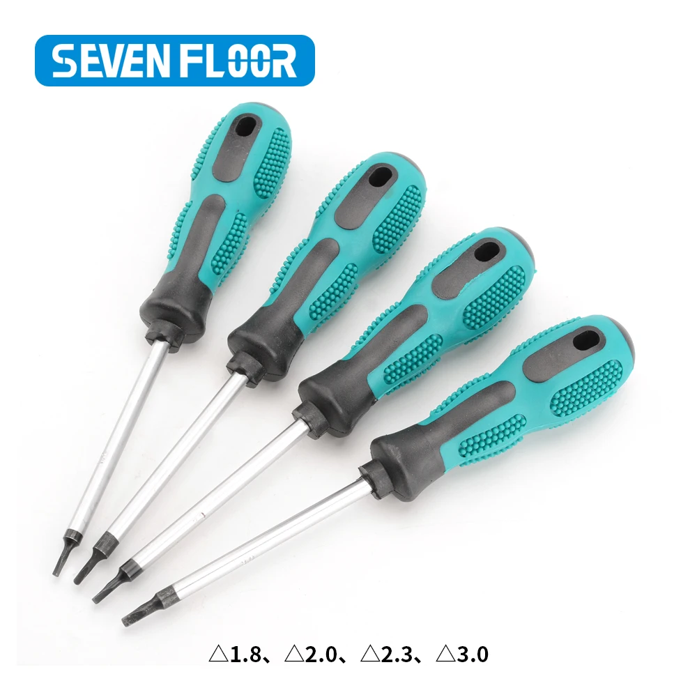 Durable Magnetic Triangle Screwdriver Head Siz 1.8/2.0/2.3/3.0mm Precision Screwdriver Bits Electric Equipment Repair Hand Tools