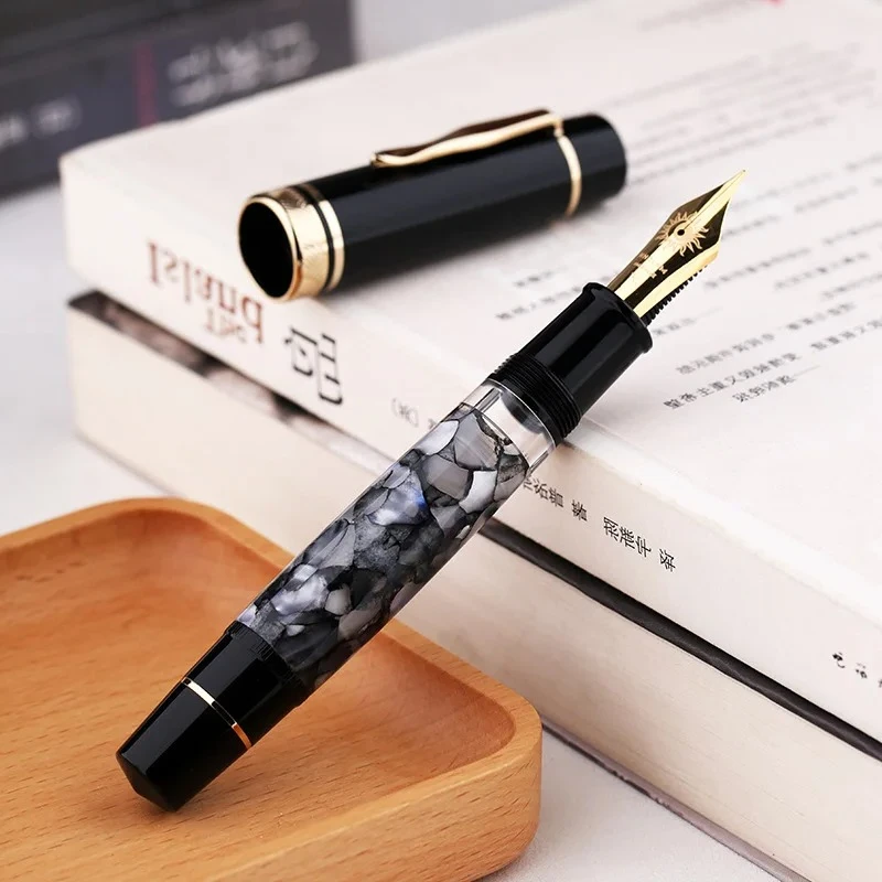 

new MAJOHN Final Craftsman P139 Expedition Fever Class Full Copper Piston Pen Large 8 Size 40 Pen Tip Hard Rubber Tongue