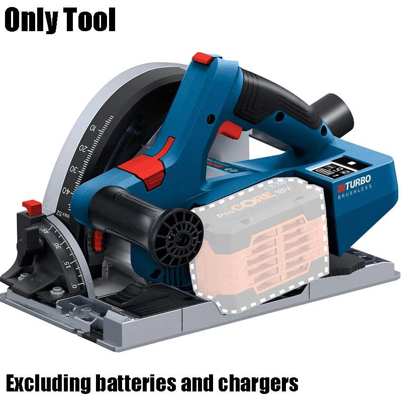 BOSCH GKT 18V-52 GC Cordless Insertion Circular Saw Variable Speed Adjust Gears Hight Performance Quick Cutting Power Tool