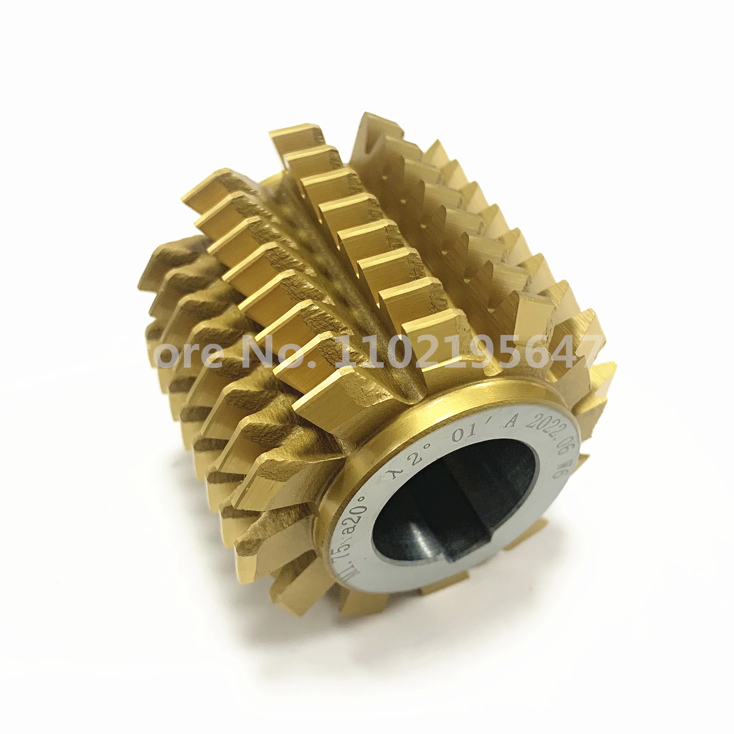 Imagem -05 - Gear Hobs Engrenagem Fresa Hss 6542 ° Pa20 Ouro Cor m1 M1.5 M1.25 M1.75 m2 M2.25 M2.5 M2.75 m3 M3.25 M3.5 m4 M4.5 m5 M5.5 m6