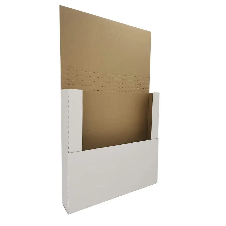 

Pack Vinyl Record Shipping Mailing Box Mailers, 12.5 x 12.5 x 2, Perfect for 12inch Lp Album, Height Adjustable Cardboard, White