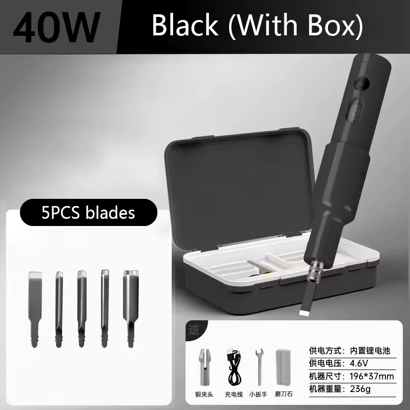 5PCS/20PCS Blade Carpenter Root Sculpture Mini Power Carving Chisel Carpentry Lithium Electric Carving Knife Chisel Set - Image 7