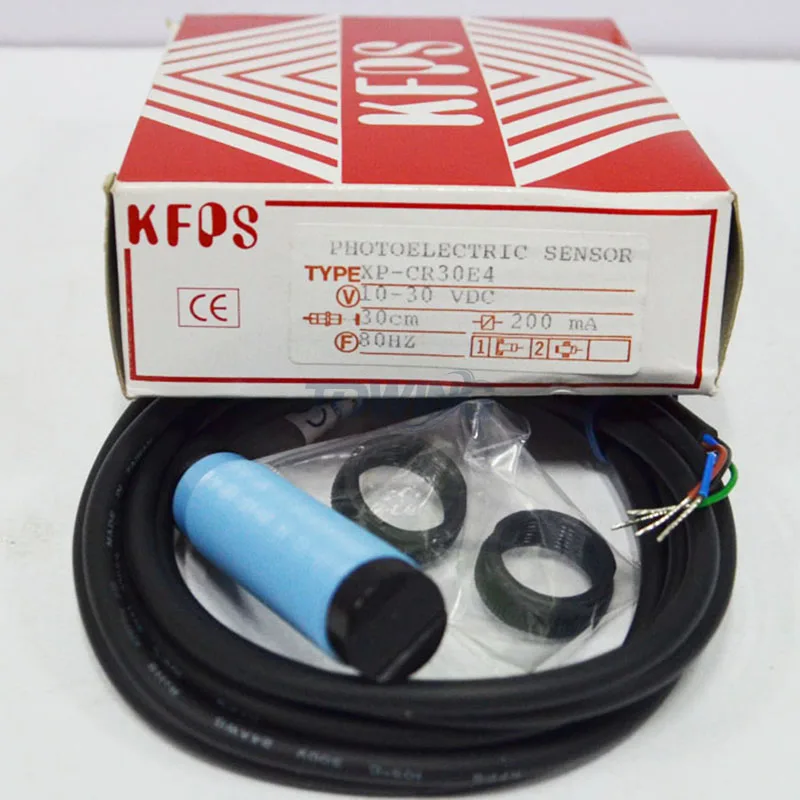 100% New and Original Taiwan KFPS XP-CR30E4 NPN PNP Photoelectric Switch Sensor