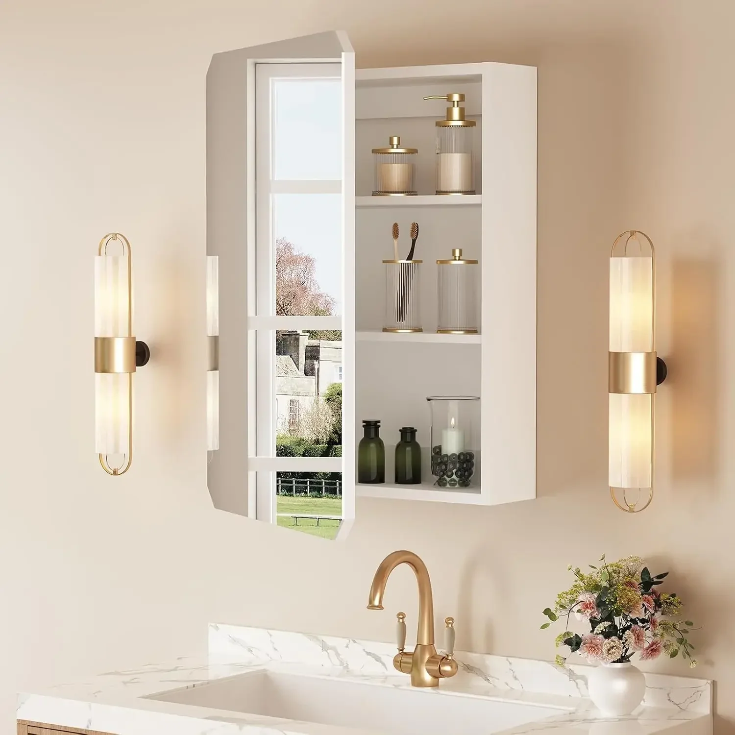 Medicine Cabinet Mirror 19.6