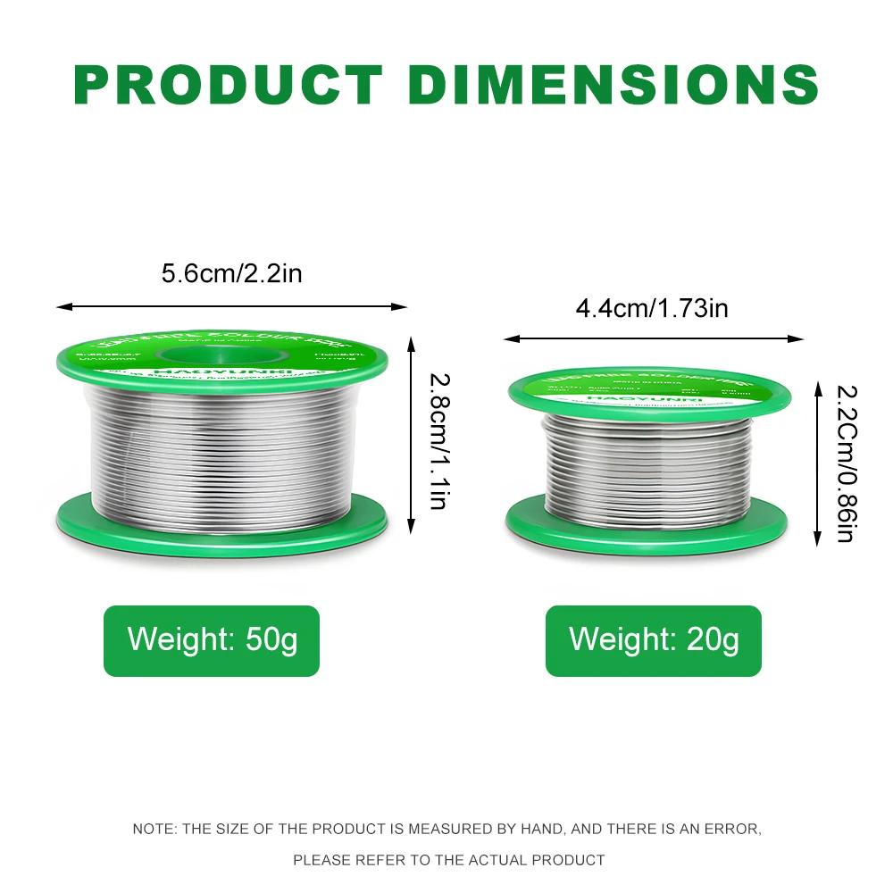 سلك لحام سلك القصدير الخالي من الرصاص 20/50 جرام الصنوبري الجريان محفور لا تنظيف سلك لحام إصلاح #5