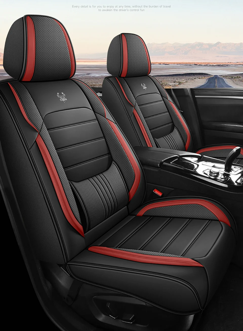 2025 PU-Leder LUXURY Autositzbezüge für Jeep Liberty KJ Jetta MK6 Ford Fusion Jeep Renegade Komplettset Innenausstattung – Detail 11