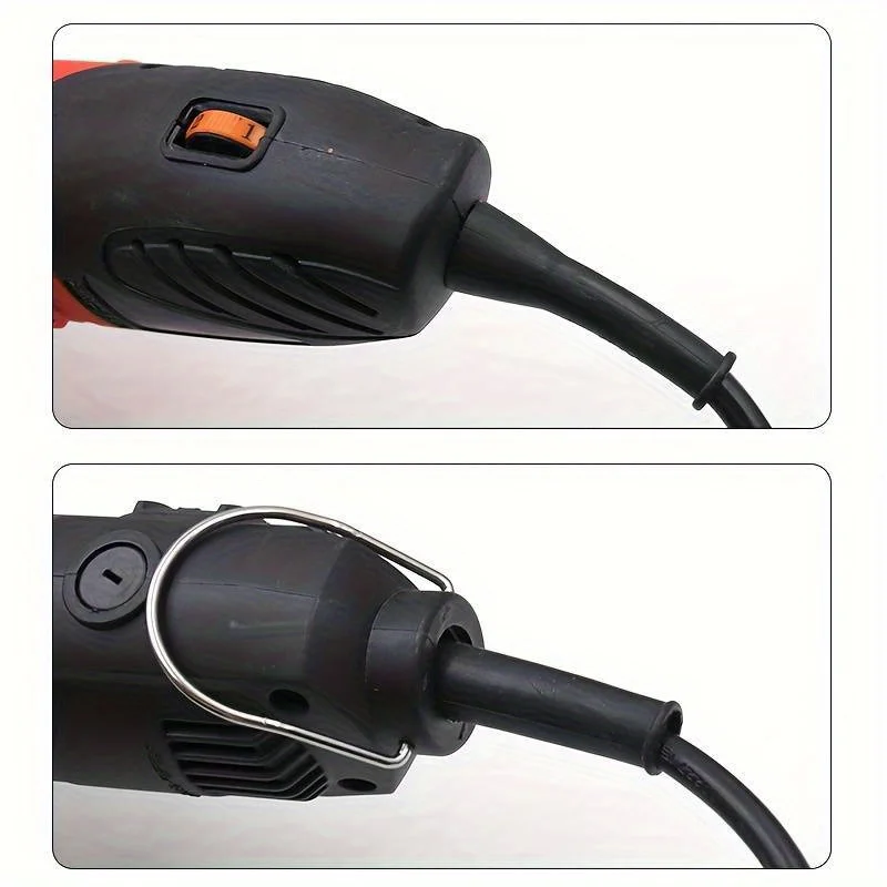 10Pcs Power Cord Protective Cover Rubber Wire Protector Cable Sleeve Boot Cover For Angle Grinder Drilling Wire Protection ﻿
