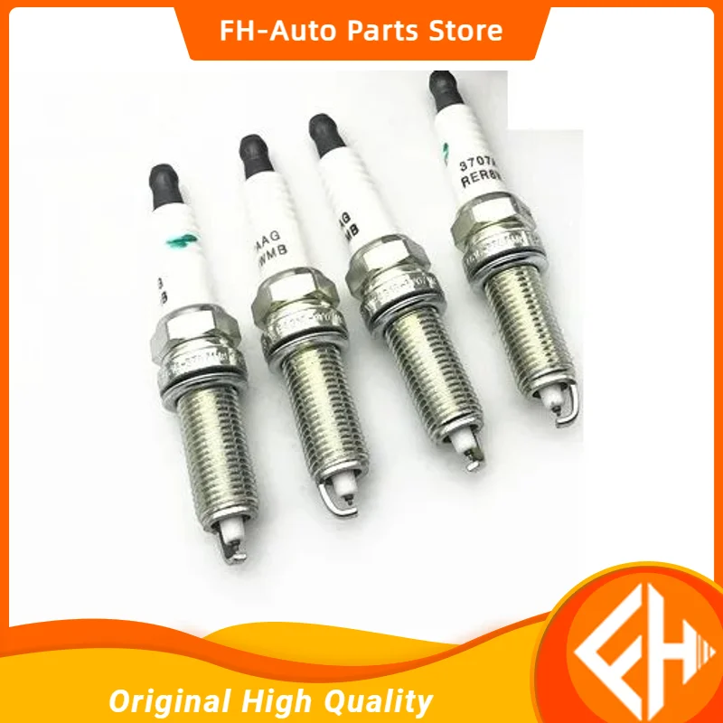 original 4pcs spark plugs set for Chinese CHERY A1 A3 A5 TIGGO ARRIZO 1.6L SQRE4G16 engine Auto car motor parts E4G16-3707110