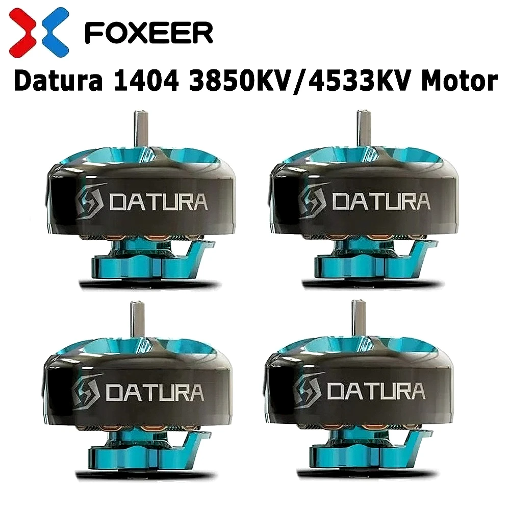 Foxeer Datura 1404 Brushless Motor,4533KV 3S/3850KV 4S, 1.5mm Shaft, Compatible with 3inch Props, FPV RC DIY Replacement Parts view 2