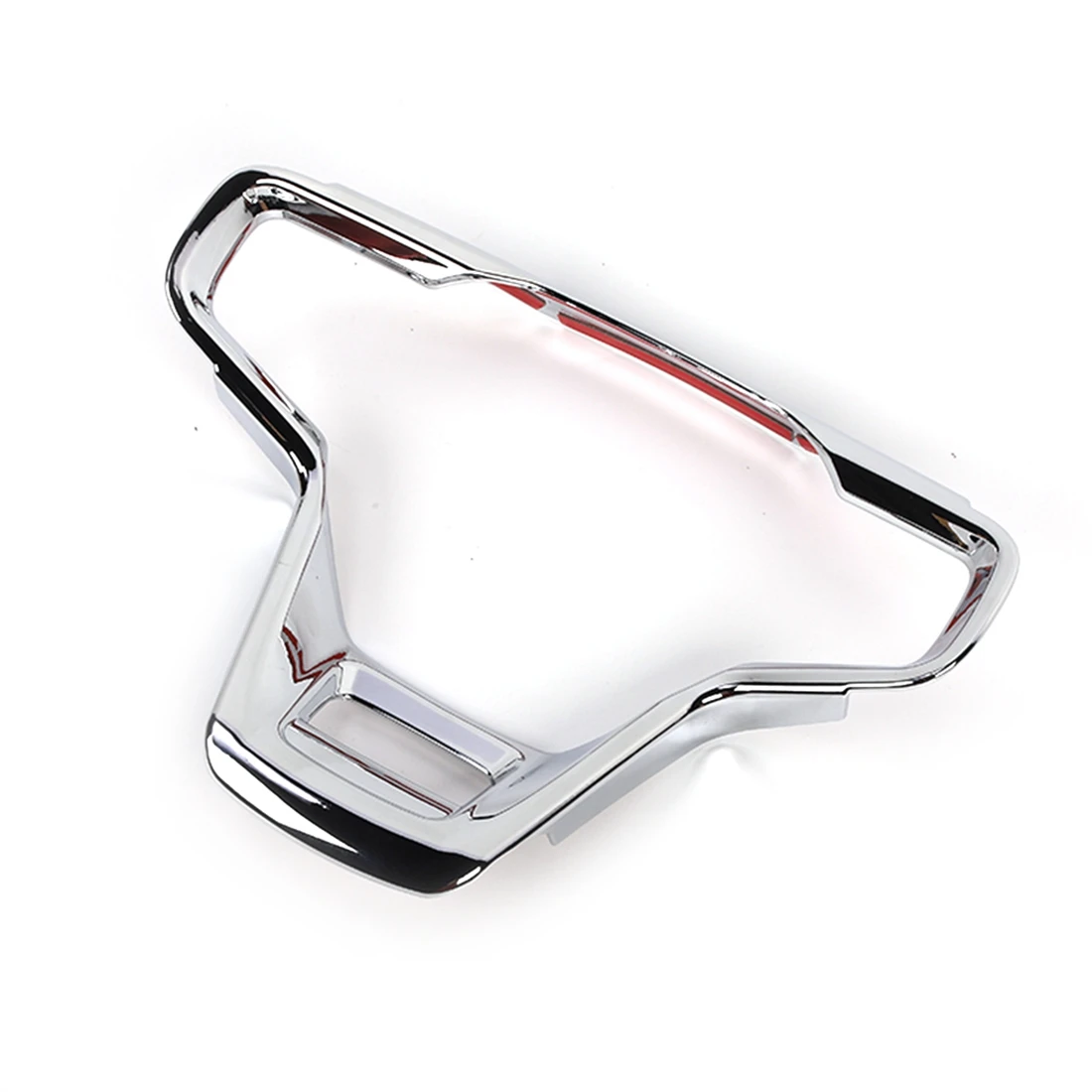 

Steering Wheel Decoration Cover Trim Stickers for Ford Bronco 2021 2022 Interior Accessories, ABS Silver