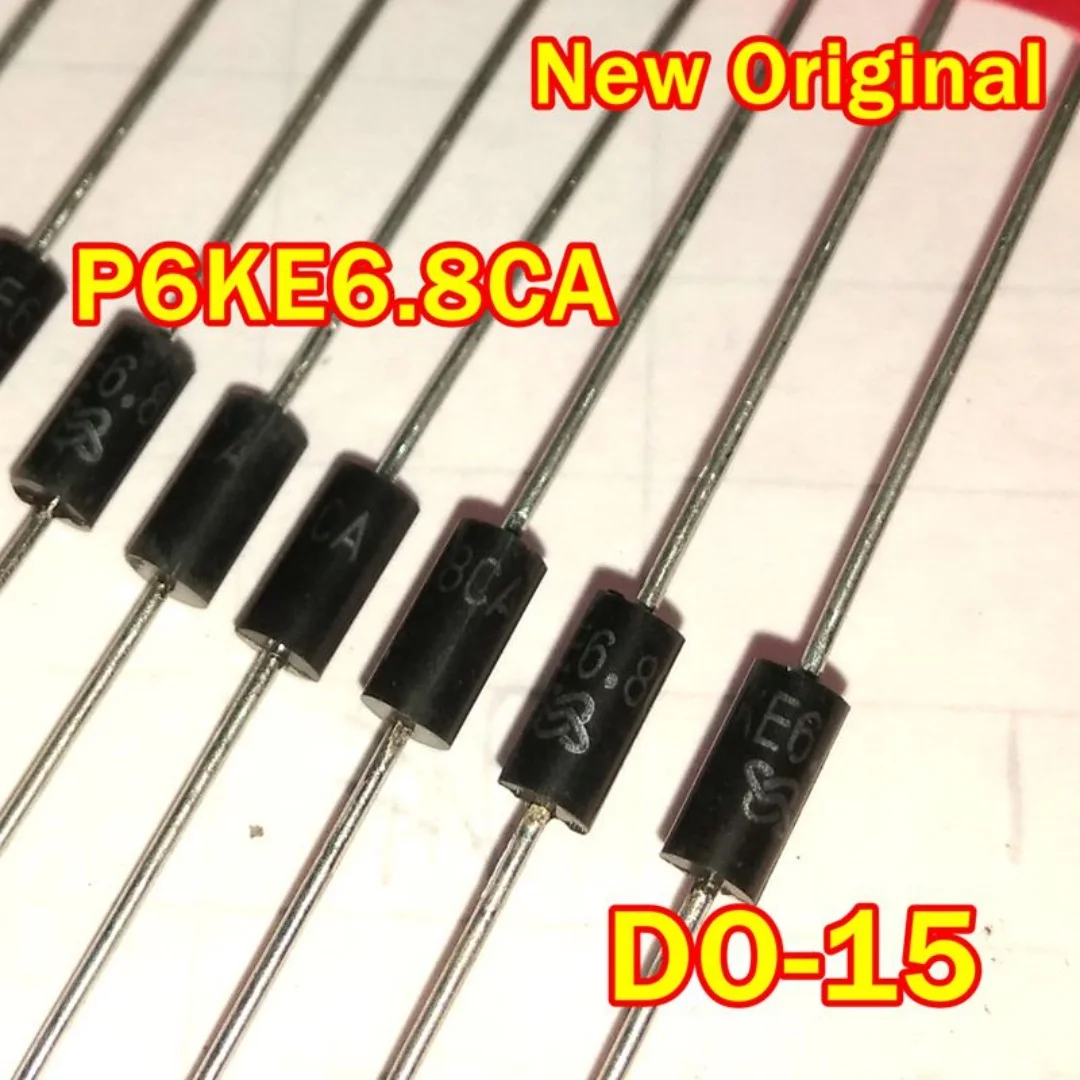 10Pcs to 500Pcs P6Ke6.8Ca Do-15 New Original 600 Watt Transient Voltage Suppressors