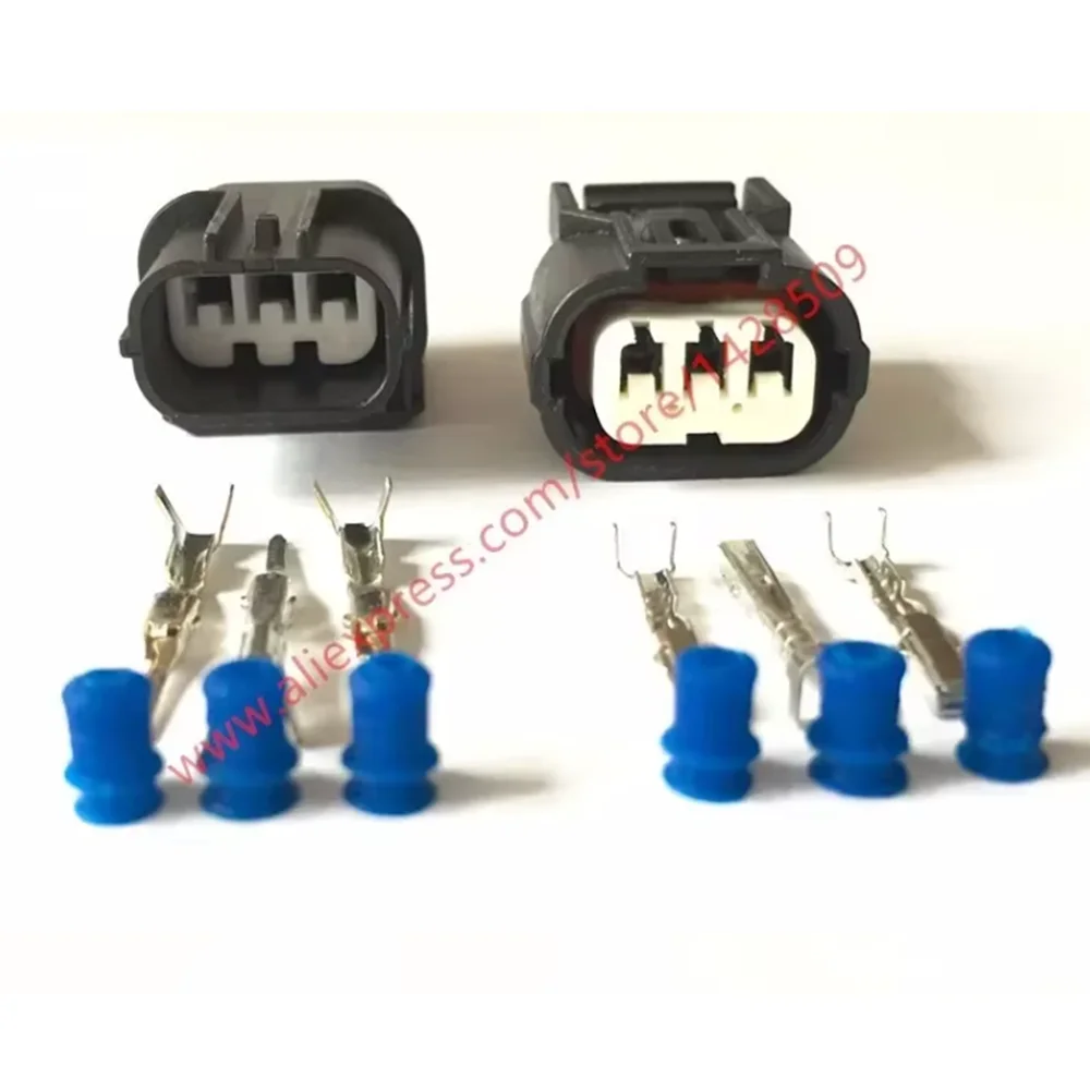 1 Set 3 Pin 6188-4739 6189-0887 Female Male 1.2mm Auto Waterproof Connector Plug Auto Oxygen Sensor Plug For Sumitomo Truck