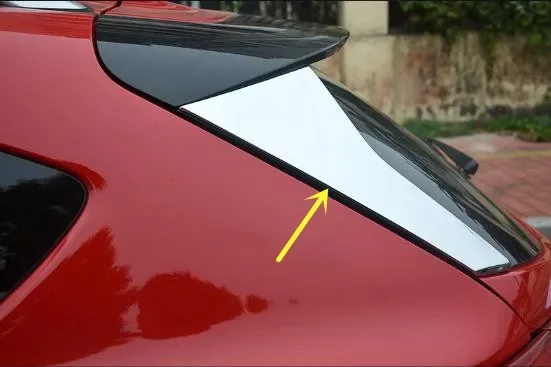 For Subaru XV 2018-2020 High-quality ABS Chrome rear window side wing decorative strip anti-scratch protection car accessories