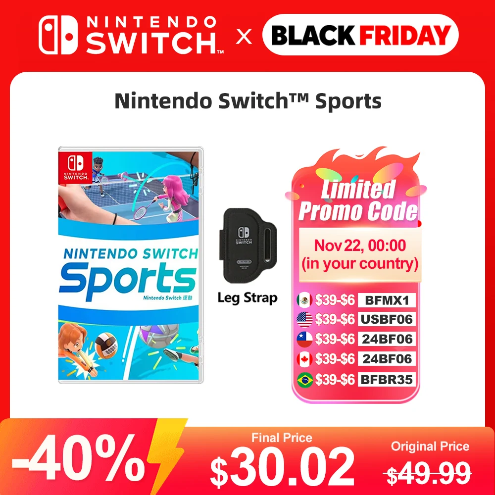 Nintendo Switch Sports Nintendo Switch Game Deals 100% Official Original Physical Game Card Party Genre for Switch OLED Console