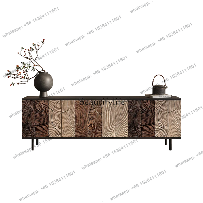 Customization Italian Light Luxury TV Cabinet Living Room Home Storage Locker