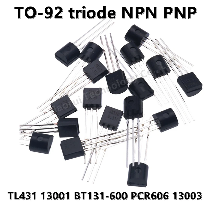 قوة ترانزستور صغيرة ، TL431 ، أنبوب ، PCR606 ، إلى-92 ، 50