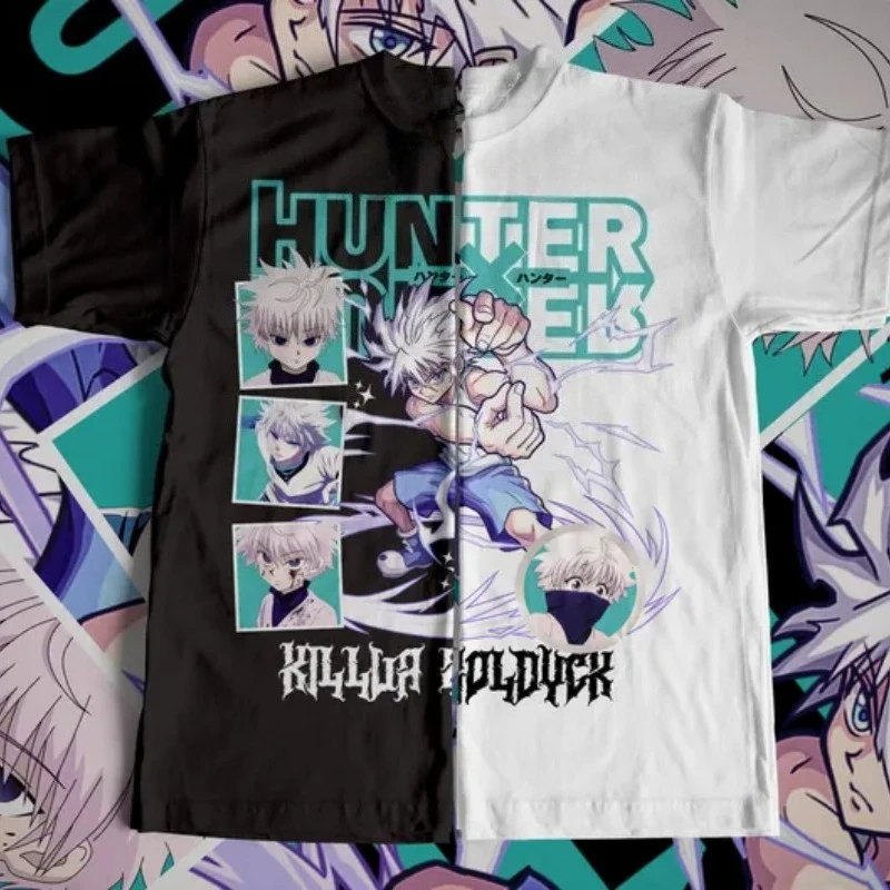 Hunter × Hunter Anime Grafik T Shirt Sommer Baumwolle Männer Frauen T Streetwear Casual Trend Kurzarm Paar Hip Hop Top