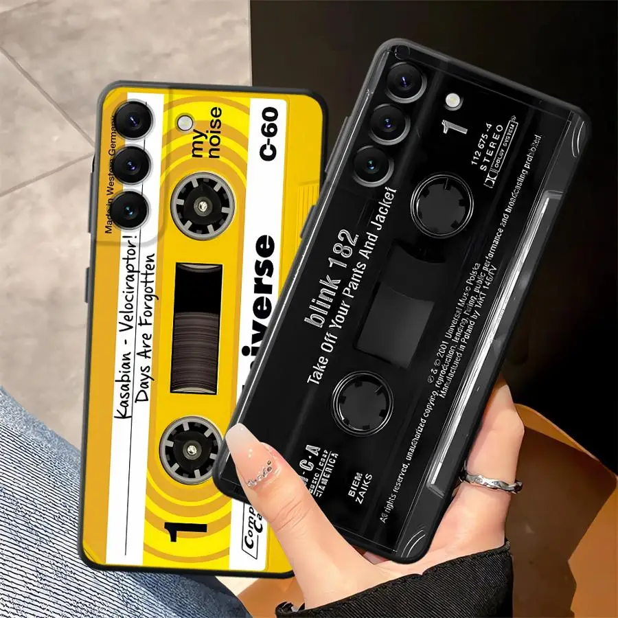 Lucky Tape Pattern Soft Back Phone Cover Case for Samsung Galaxy A05 Note 20 Ultra 9 10 A07 A04 A03 A30 A40 A06 A01 A02 A50 A70