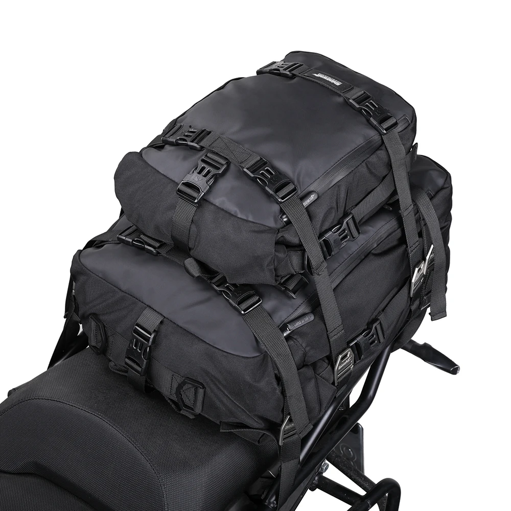 Rhinowalk Motorcycle Rear Seat Bag 100%Waterproof Inner Bag Motor Saddlebag 10L/20L/30L Single Sale Modification Rider Backpack