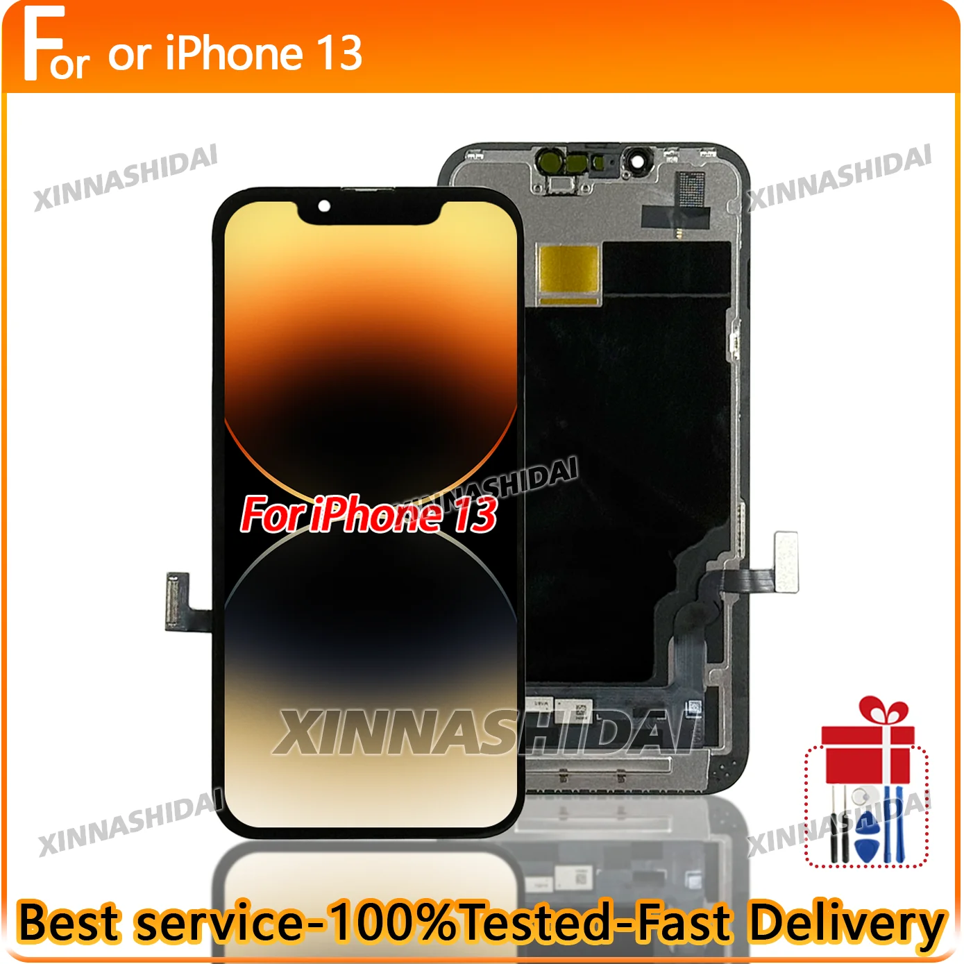AAA+ Neues INCELL-Display für iPhone 13, Incell-LCD-Touchscreen-Teil, Ersatz für iPhone 13