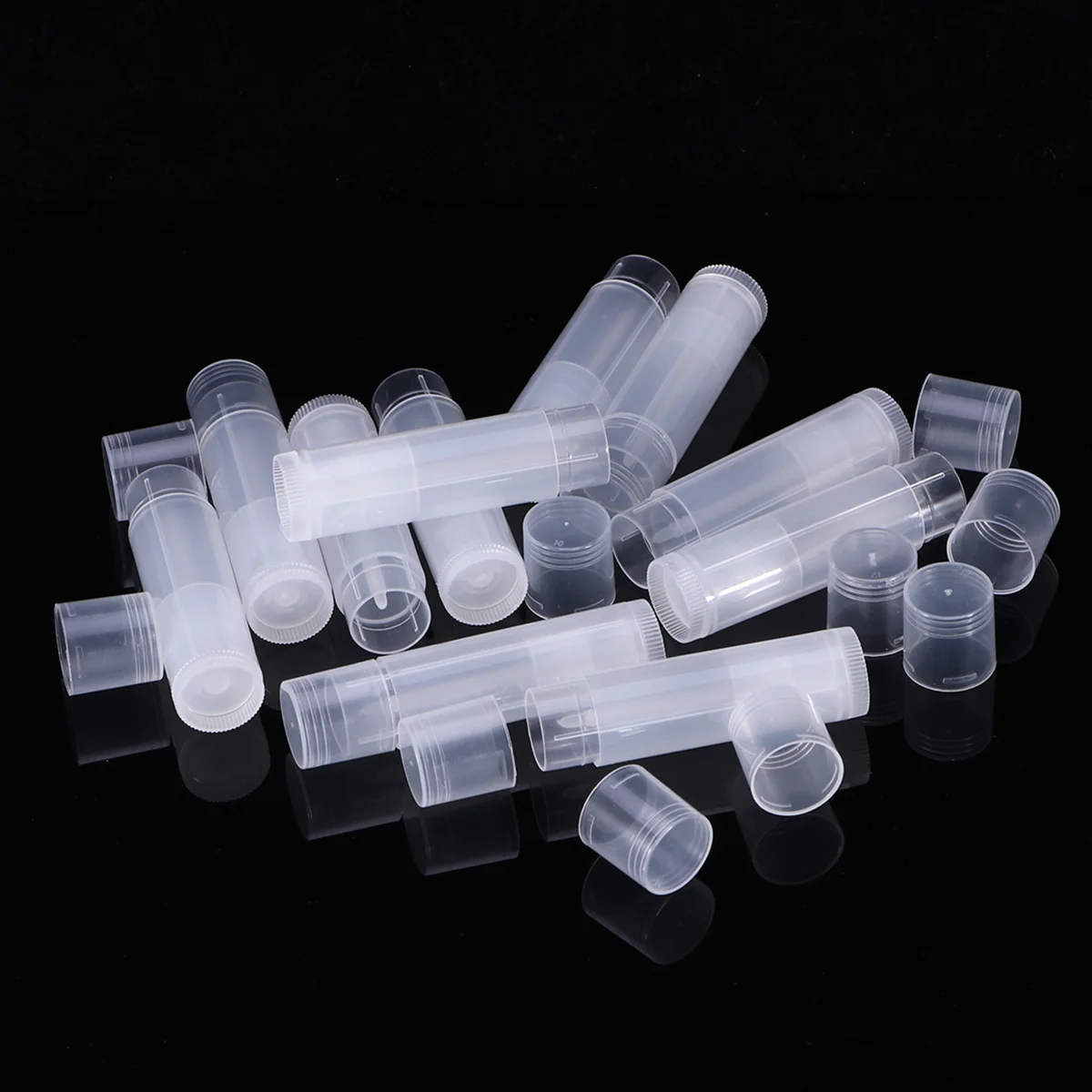 25 Pcs Empty Lip Balm Containers Gloss Tint Tube Lipstick Tubes Miss Travel Lipgloss