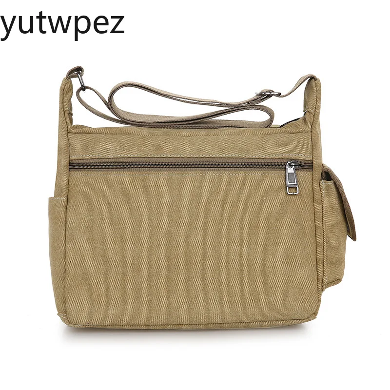 Outdoor Hiking Sports Running Men Canvas Shoulder Travel Handbags Multifunction Top-handle Pack Casual Crossbody Bags Designer