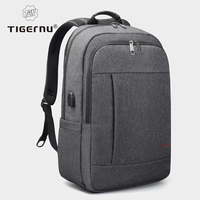 Tigernu Anti-theft USB Charging 15.6-17inch Laptop Backpack Women Backpack Mochila School Backpack Bag Casual Female Laptop Bag