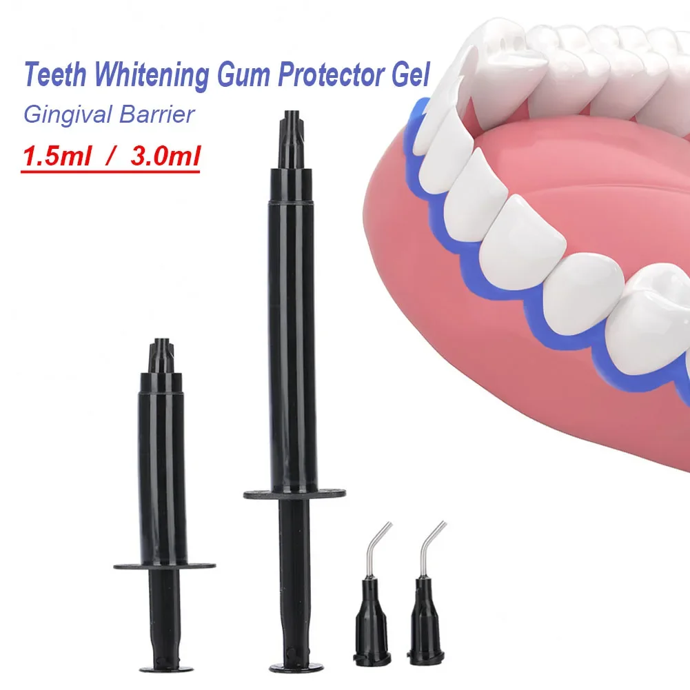 Wholesale Teeth Whitening Gum Protector Gel 1.5/3.0ml Dentist Clinic Dam Gingival Barrier Oral Care Dental Bleach Whitener Gel