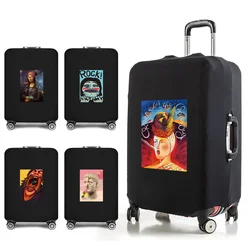 Luggage Cover Suitcase Travel Accessories Funny Print for18-32 Inch Elastic Dust Trolley Protective Case Traveler Bag Covers