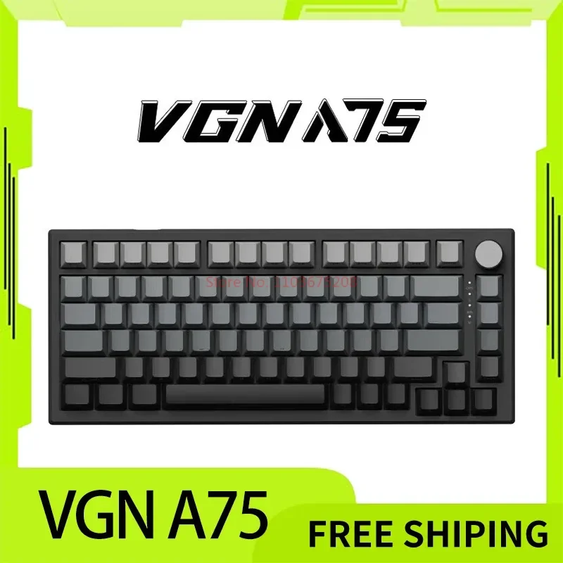 

VGN A75 Mechanical Keyboard Magnetic Switch Custom Rgb Hot Swap Gasket Dual System Wired Keyboard For Esports Gamer Accessory