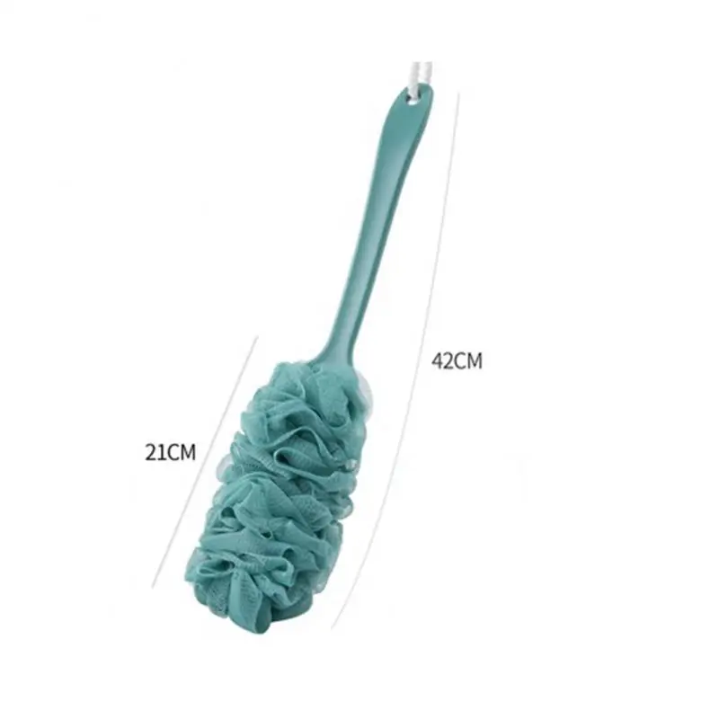 1-10PCS Long Handle Bath Brush Bath Ball Scrub Back Scrub Bath Brush Soft Multi Foam Bath Bathroom Hung With Bath Brush