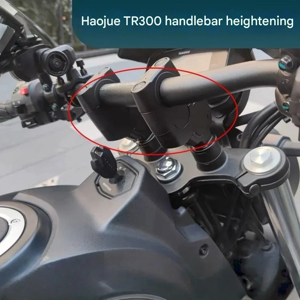 For HAOJUE TR300 handlebar heightening and rearward shifting handlebar heightening upgraded version for haojue tr300