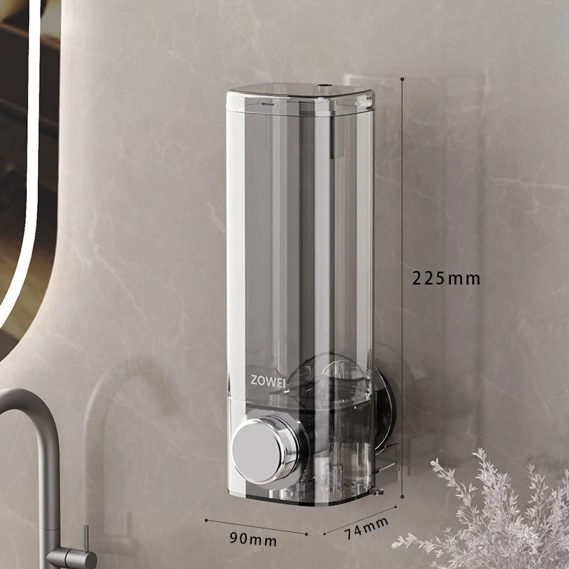 

Creative Press Soap Dispenser Wall Mount Foam Hand Washer Liquid Soap Dispenser Bath Brush Body Lotion Dispenser