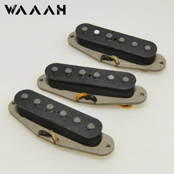 WAA2PSS4 Alnico 2 Blues and Jazz Style set Stagger Pole for ST Electric Guitar Pickup