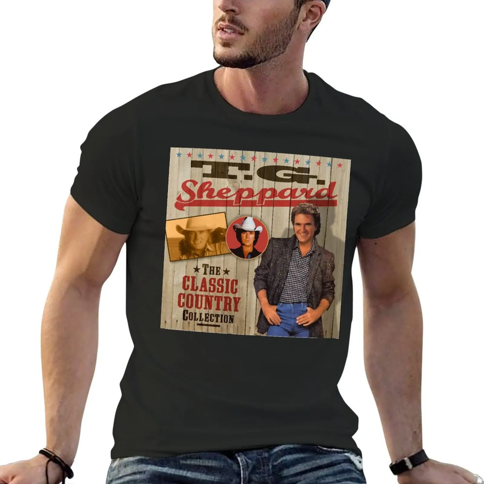 

T. G. Sheppard The Classic Country Collection Classic T-Shirt summer top plus size tops for a boy heavyweights mens t shirt