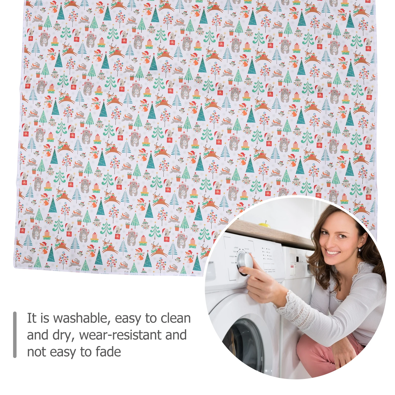 

Water Proof Non-slip Floor Mat Baby Highchairs Protector Polyester Food Catcher