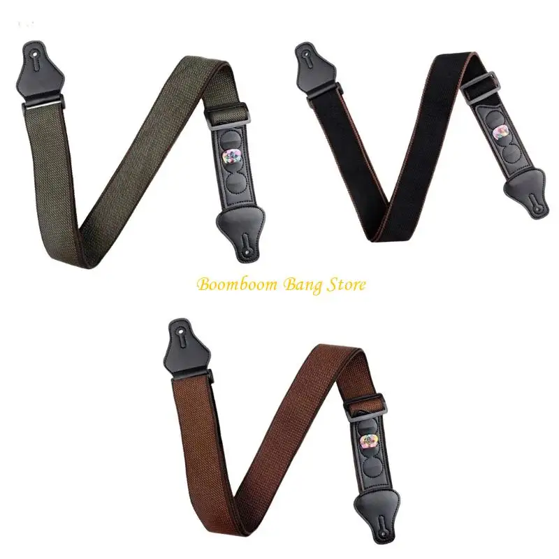 alca-guitarra-algodao-macio-270c-comprimento-ajustavel-extremidades-couro-pu-alca-ombro-para-baixo-com-3-suportes