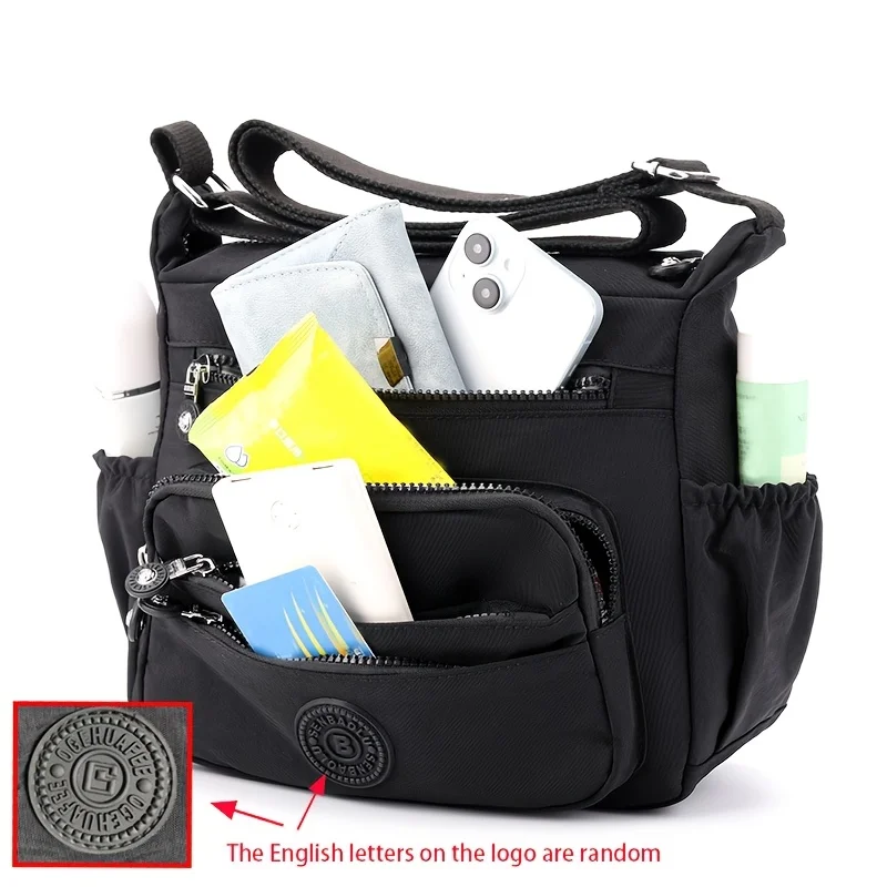 Fashionable Retro Versatile Crossbody Bags, Multi-layer Large Capacity Hand-held Shoulder Bag, Suitable for Commuting Banquets