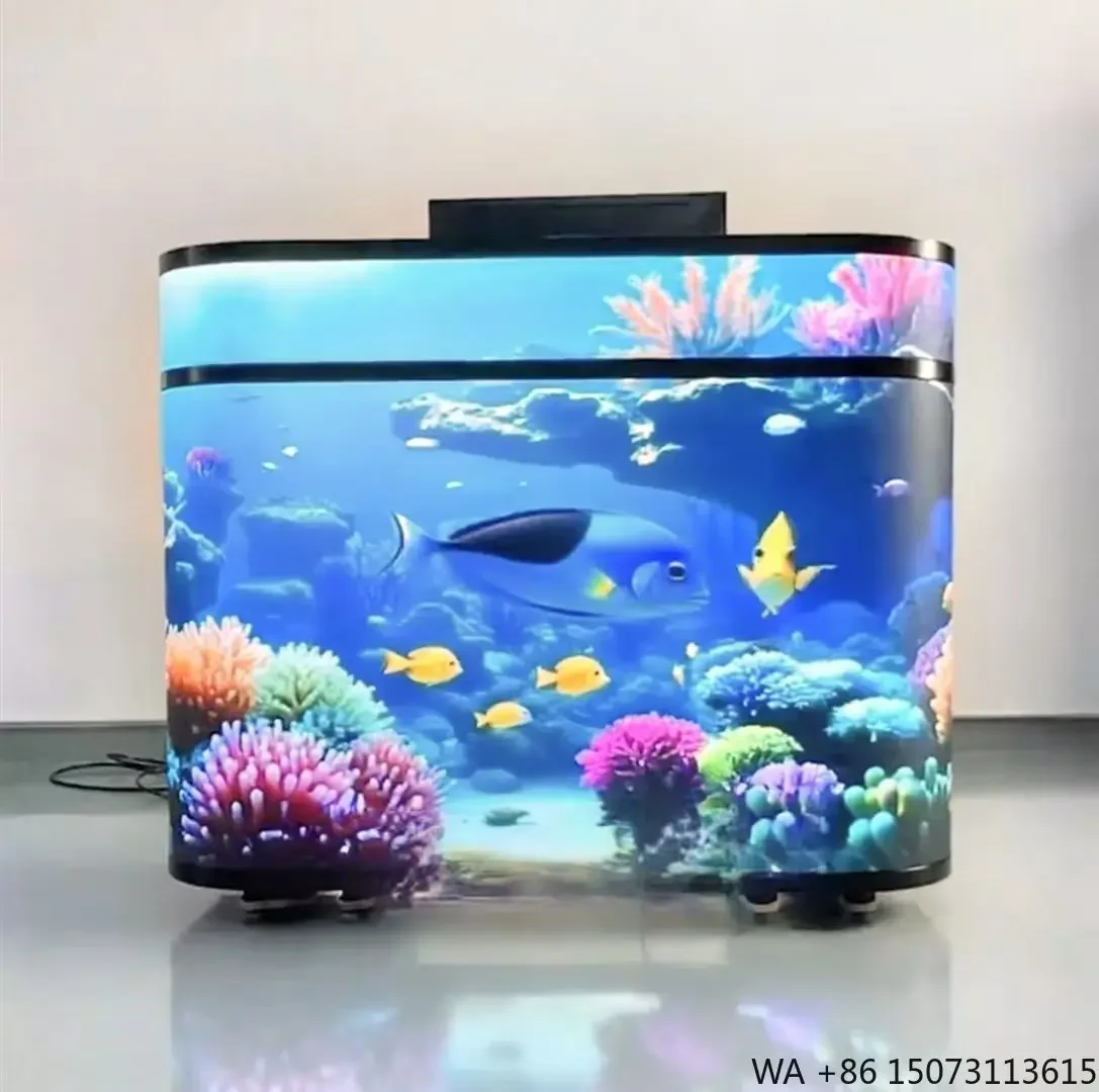 

Portable LED Foldable DJ Booth IP43 Waterproof Video Display Podium Screen Mall Retail Store Advertising Display Cube LED