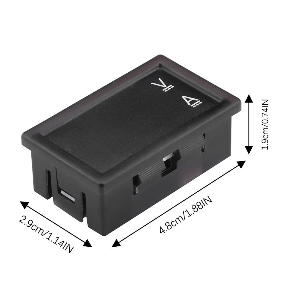 Imagem -06 - Led Dual Display Digital Tensão Medidor de Corrente Hall Amperímetro dc 0300v 50a 100a 200a 400a tipo de Isolamento