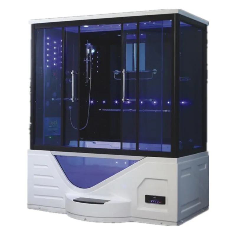 

Современная белая многофункциональная квадратная паровая душевая кабина