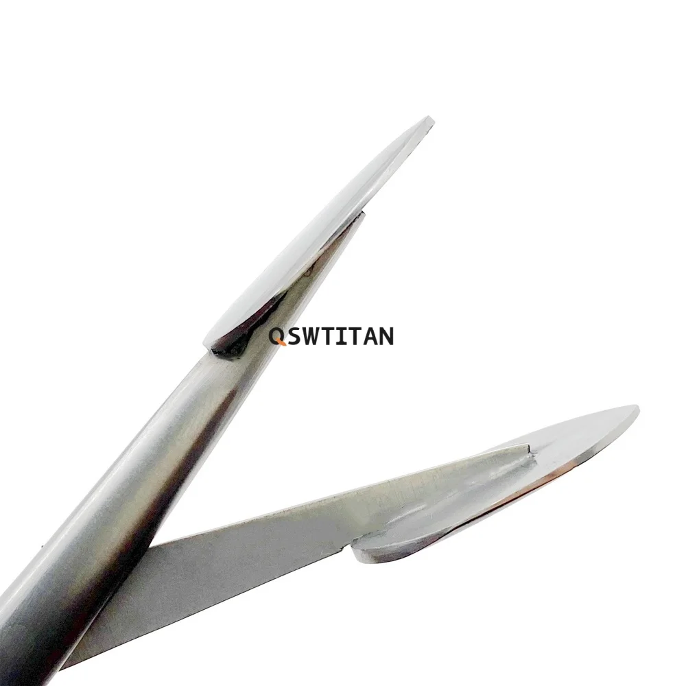 19cm Straight Trepsat Spoon Tip Separator Dissector Scissors for Plastic Surgery Precision Surgical Instruments