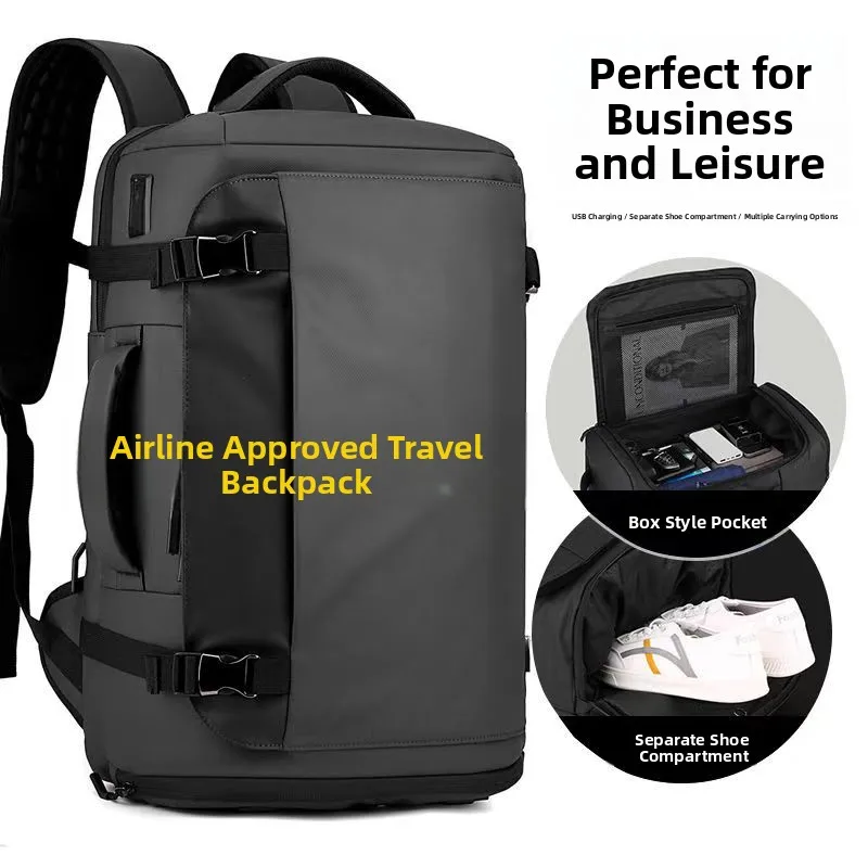 

Дорожная сумка-рюкзак Travel Bapa: легкая, вместительная, для ручной клади, без необходимости сдачи в багаж, для аэропорта